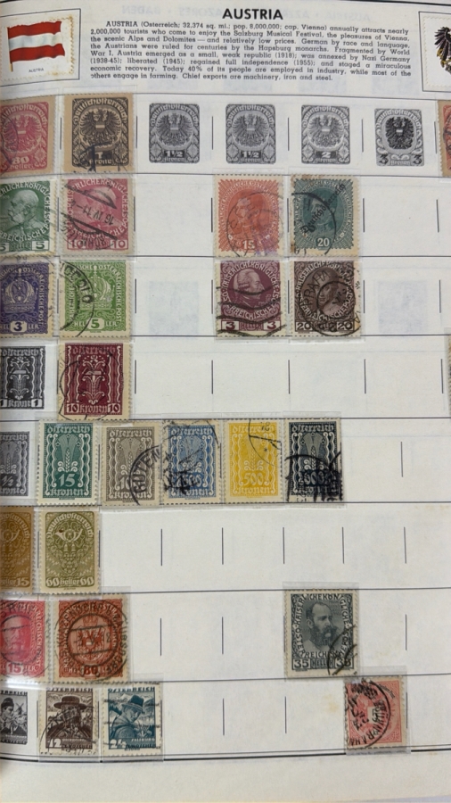 Ambassador Album For Stamps of the World - See Photos for Sampling [Photo 3]