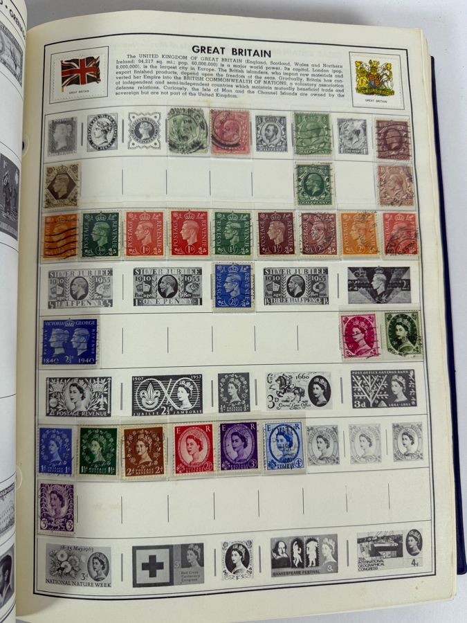 Ambassador Album For Stamps of the World - See Photos for Sampling [Photo 12]