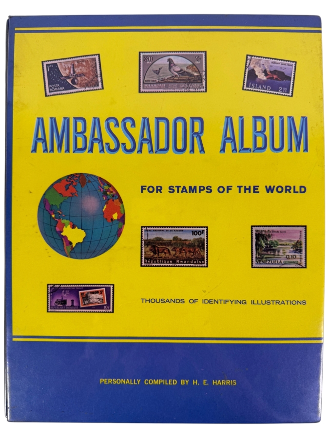 Ambassador Album For Stamps of the World - See Photos for Sampling