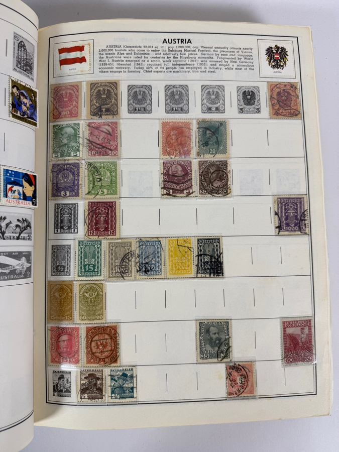 Ambassador Album For Stamps of the World - See Photos for Sampling [Photo 4]