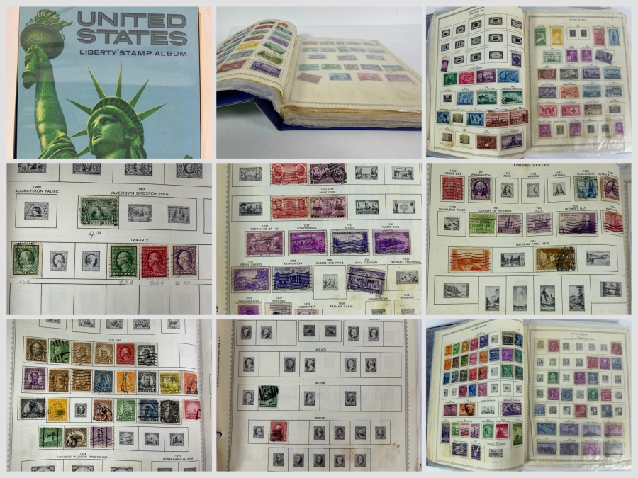United States Liberty Stamp Album - See Photos for Sampling