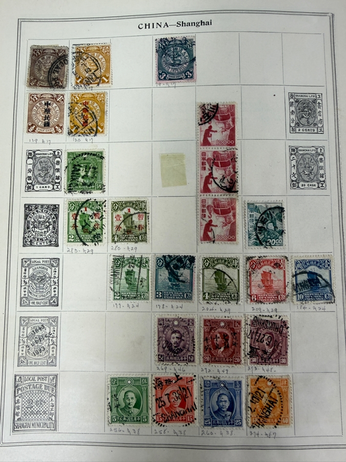 The International Postage Stamp Album Part I - The First Hundred Years of Philately - See Photos for Sampling [Photo 15]