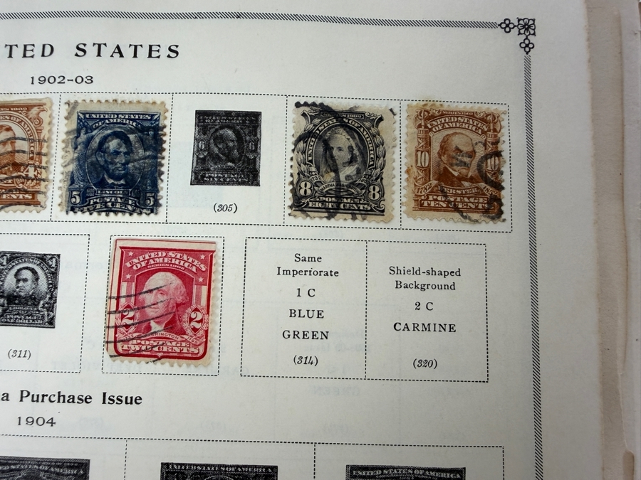 The International Postage Stamp Album Part I - The First Hundred Years of Philately - See Photos for Sampling [Photo 6]
