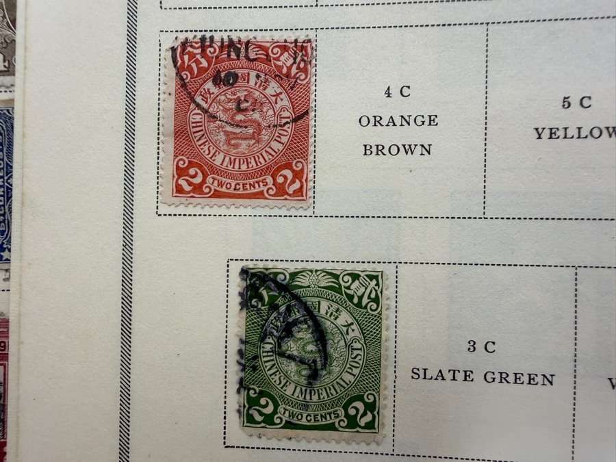The International Postage Stamp Album Part I - The First Hundred Years of Philately - See Photos for Sampling [Photo 9]
