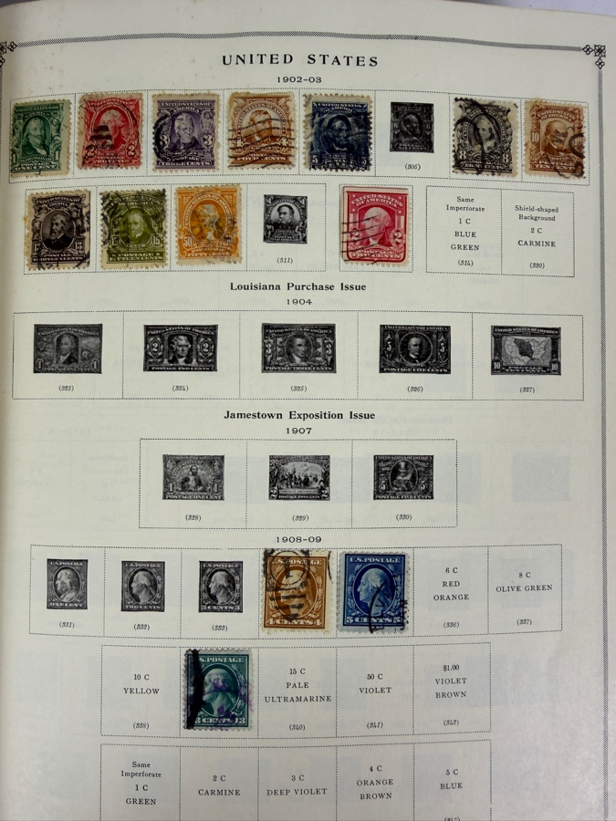 The International Postage Stamp Album Part I - The First Hundred Years of Philately - See Photos for Sampling [Photo 4]