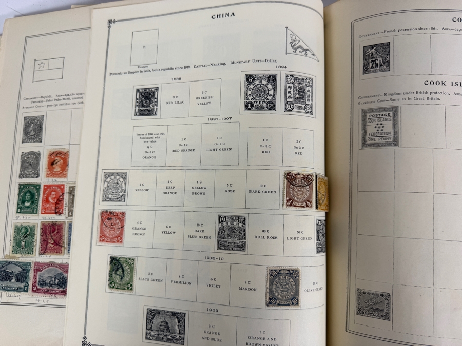 The International Postage Stamp Album Part I - The First Hundred Years of Philately - See Photos for Sampling [Photo 8]