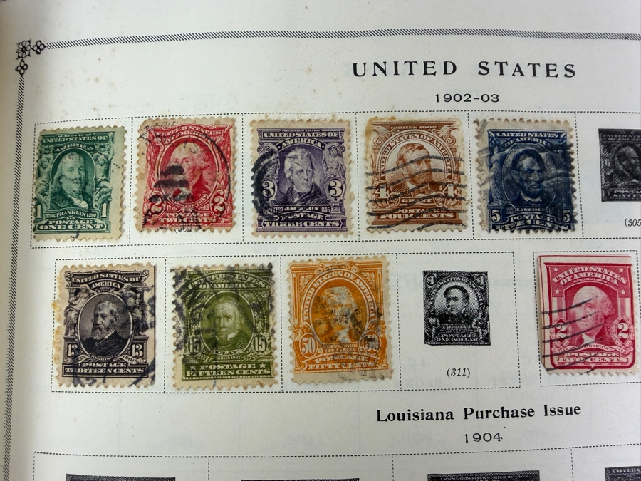 The International Postage Stamp Album Part I - The First Hundred Years of Philately - See Photos for Sampling [Photo 5]