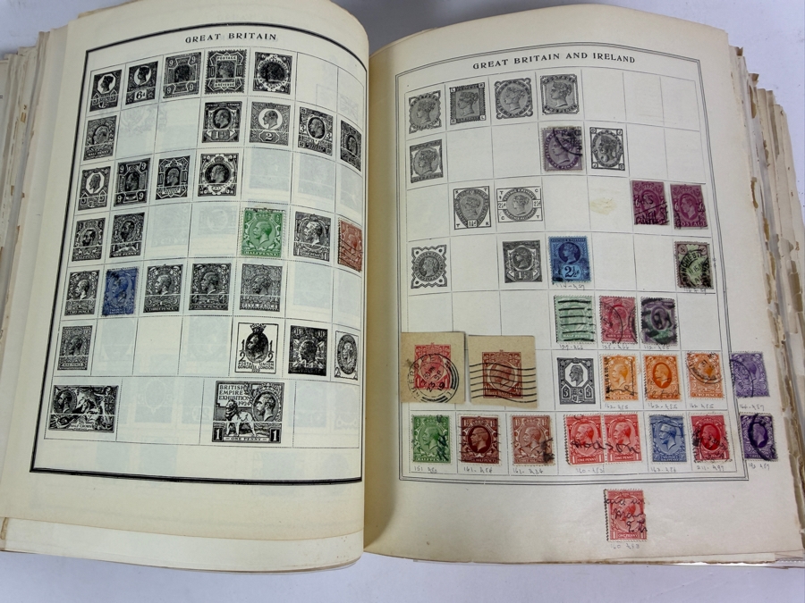 The International Postage Stamp Album Part I - The First Hundred Years of Philately - See Photos for Sampling [Photo 25]