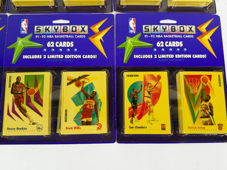 (8) Vintage 1991-92 Factory Sealed Blister Packs Of SkyBox NBA Basketball Cards - 496 Cards Total Featuring Michael Jordan [Photo 6]