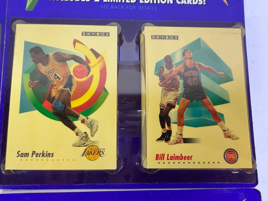 (8) Vintage 1991-92 Factory Sealed Blister Packs Of SkyBox NBA Basketball Cards - 496 Cards Total Featuring Charles Barkley [Photo 5]