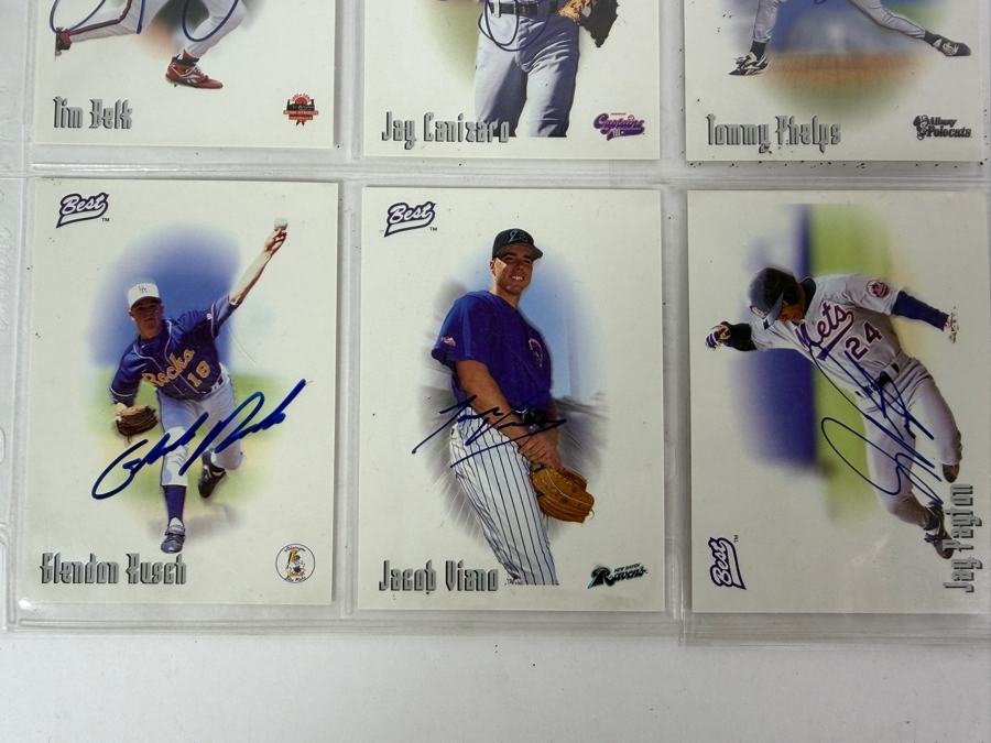 (14) Vintage 1996 Signed Best Baseball Cards [Photo 4]