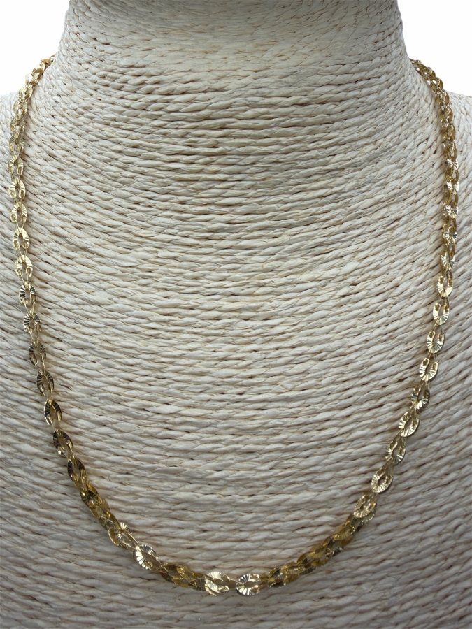 14k Gold 18' Necklace 3.8g