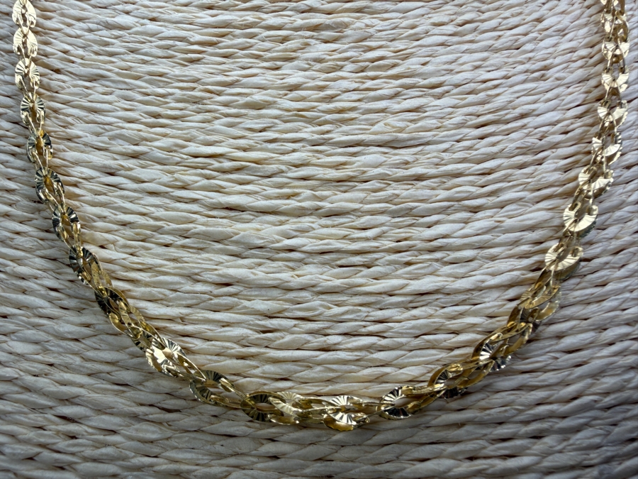 14k Gold 18' Necklace 3.8g [Photo 2]