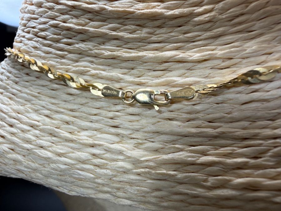 10k Gold 22' Necklace 2.9g [Photo 2]