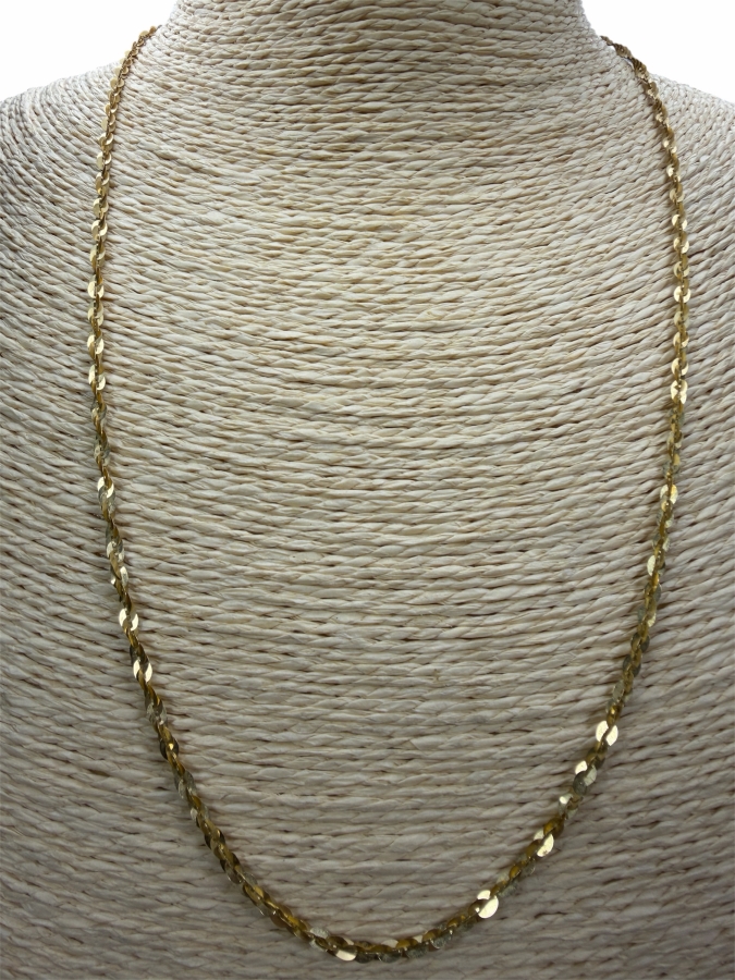 10k Gold 22' Necklace 2.9g