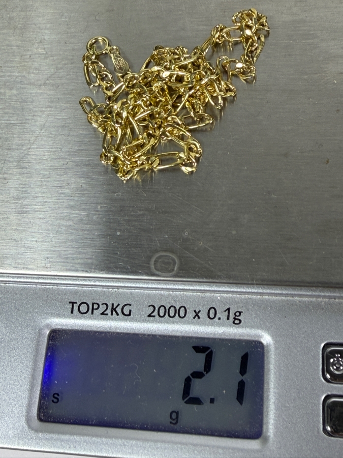 10k Gold Italian 18' Chain Necklace 2.1g [Photo 7]