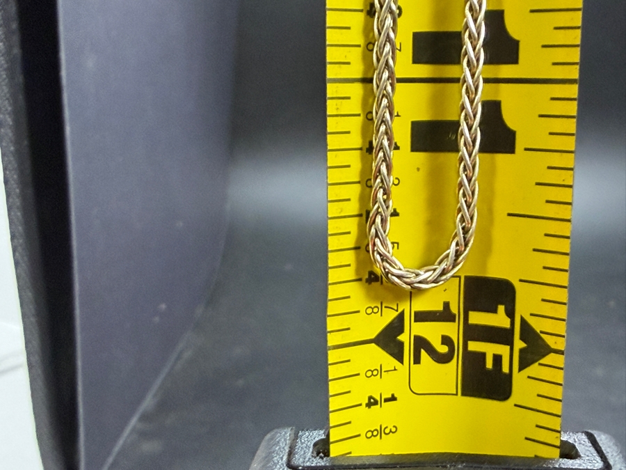 Sterling Silver 24' Italian Chain Necklace 10.5g [Photo 5]
