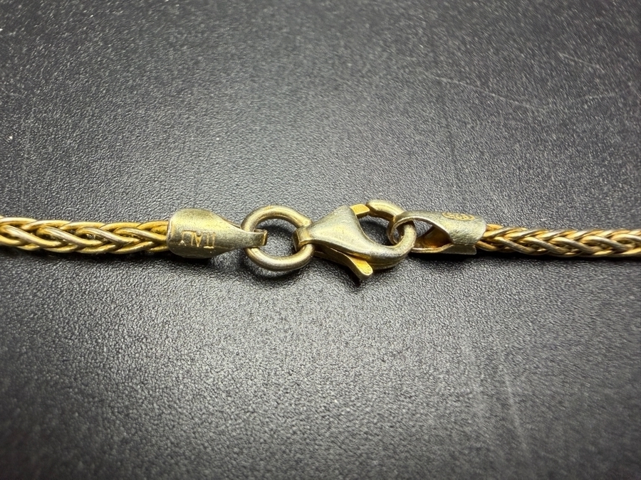 Sterling Silver 24' Italian Chain Necklace 10.5g [Photo 2]