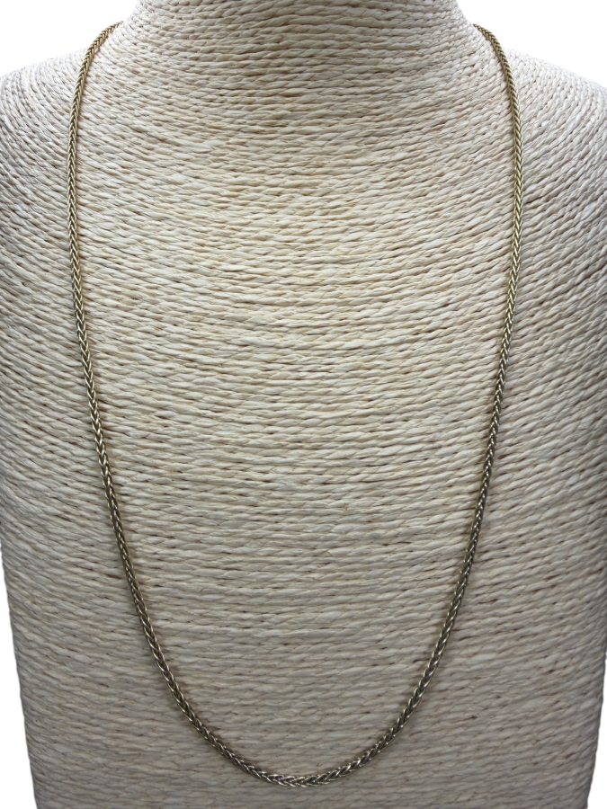 Sterling Silver 24' Italian Chain Necklace 10.5g