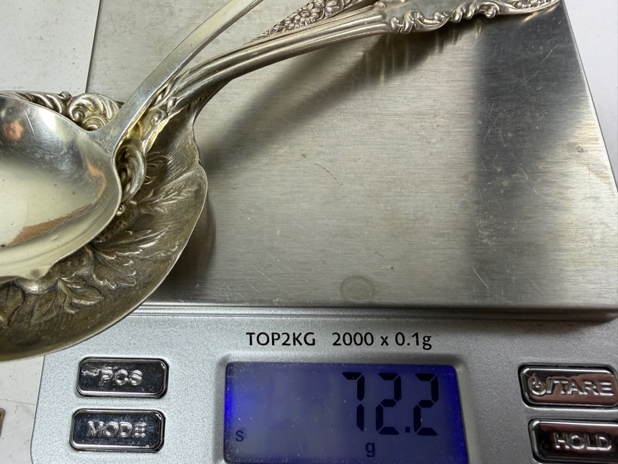 (3) Vintage Sterling Silver Spoons 72.2g [Photo 12]