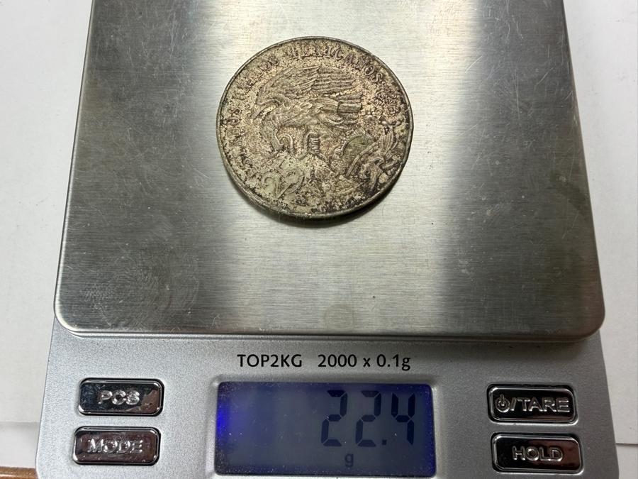 Vintage 1968 Mexican 25 Pesos Coin Struck to Commemorate the XIX Olympic Games Held in Mexico City 22.4g [Photo 4]