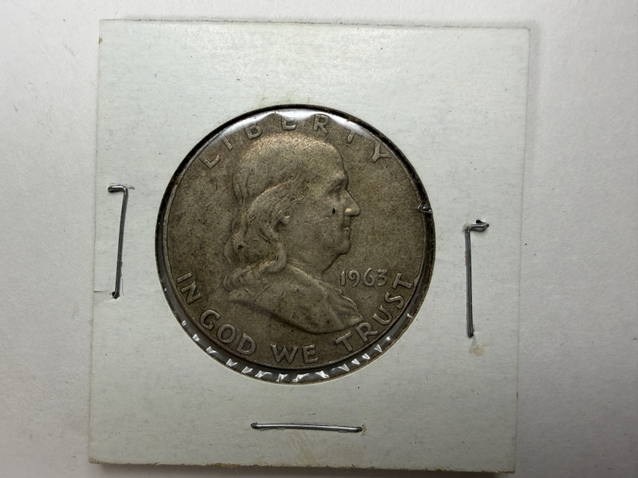 1963-D United States Franklin Silver Half Dollar [Photo 2]