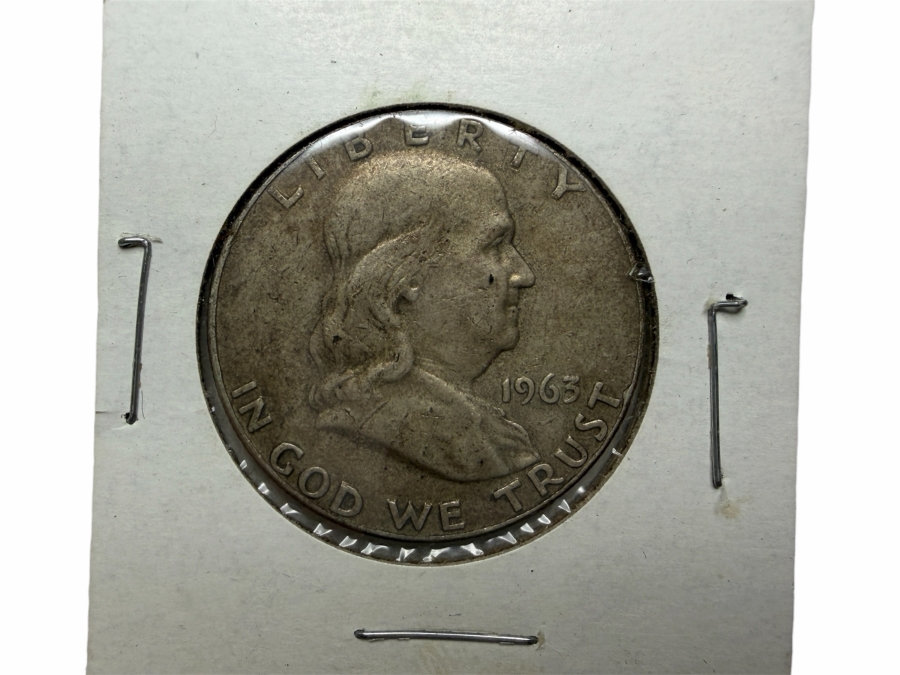 1963-D United States Franklin Silver Half Dollar