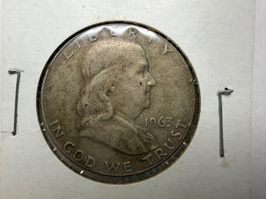 1963-D United States Franklin Silver Half Dollar [Photo 3]