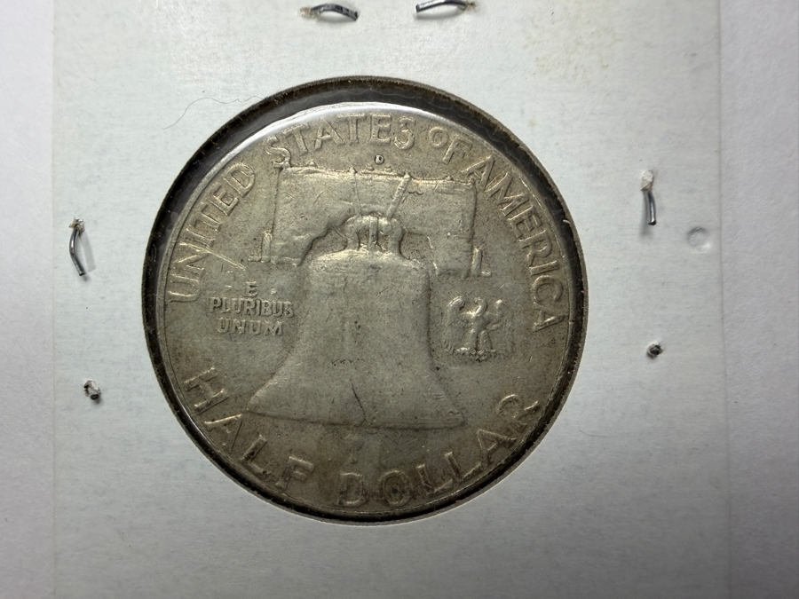 1963-D United States Franklin Silver Half Dollar [Photo 4]