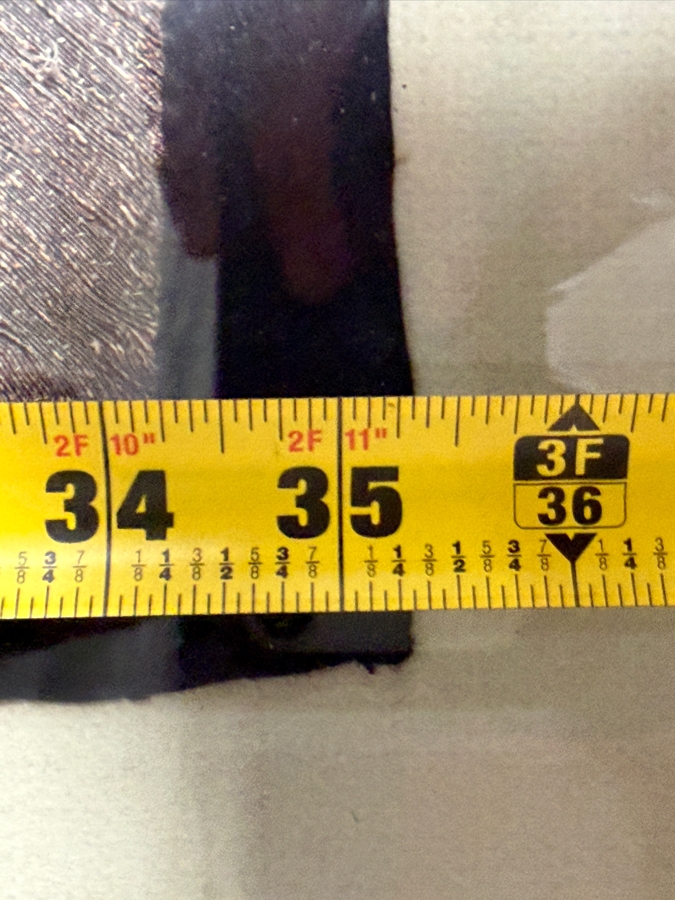 Antique Chinese Late Qing Dynasty Embroidered Silk Dragon Robe Panel Framed Featuring Front Facing Imperial Dragon And Two Profile Dragons Chasing Flaming Pearls 25' X 35' Framed: 31' X 41' [Photo 12]