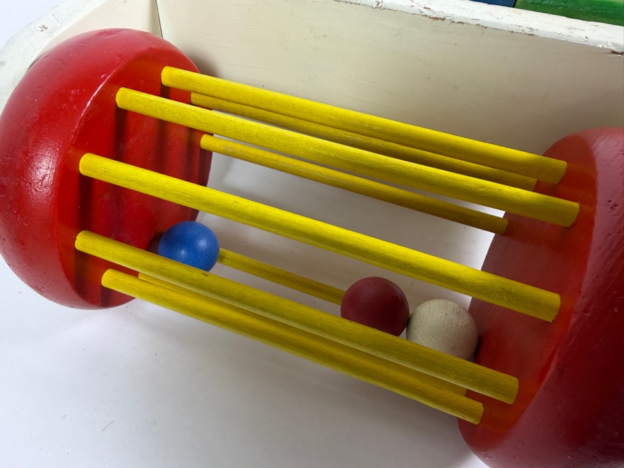 Just Added - Vintage Mid-Century Playskool Wooden Push Toy 18W X 9D X 18H [Photo 5]