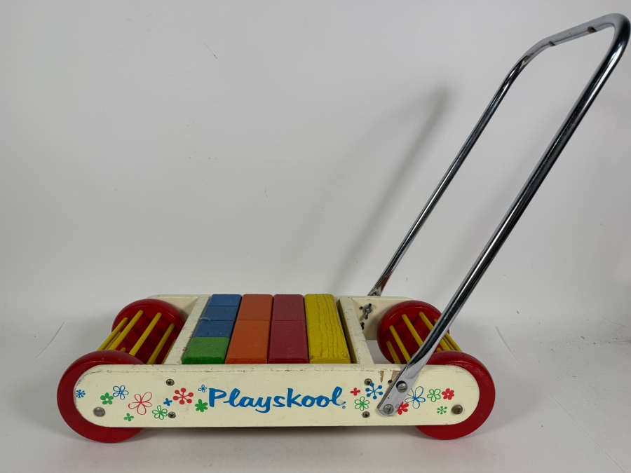 Just Added - Vintage Mid-Century Playskool Wooden Push Toy 18W X 9D X 18H [Photo 2]