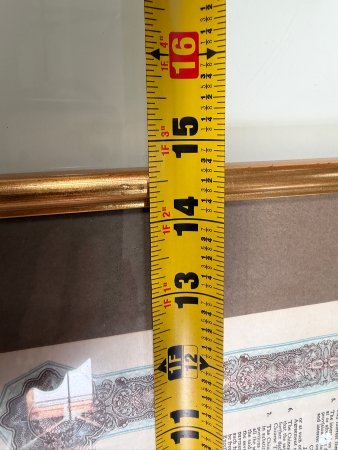Just Added - Framed 1925 Chinese Government 8% Skoda Loan Bond for Five Pounds Sterling [Photo 9]