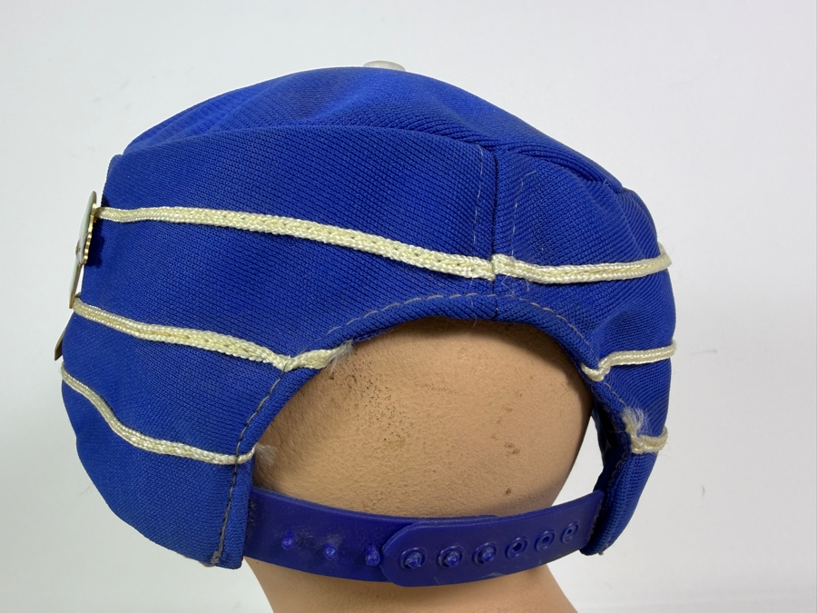 Just Added - Vintage Sports Specialties Los Angeles Dodgers Blue Pillbox Bucket Hat With Assorted 1980s Souvenir Collector Pins [Photo 13]