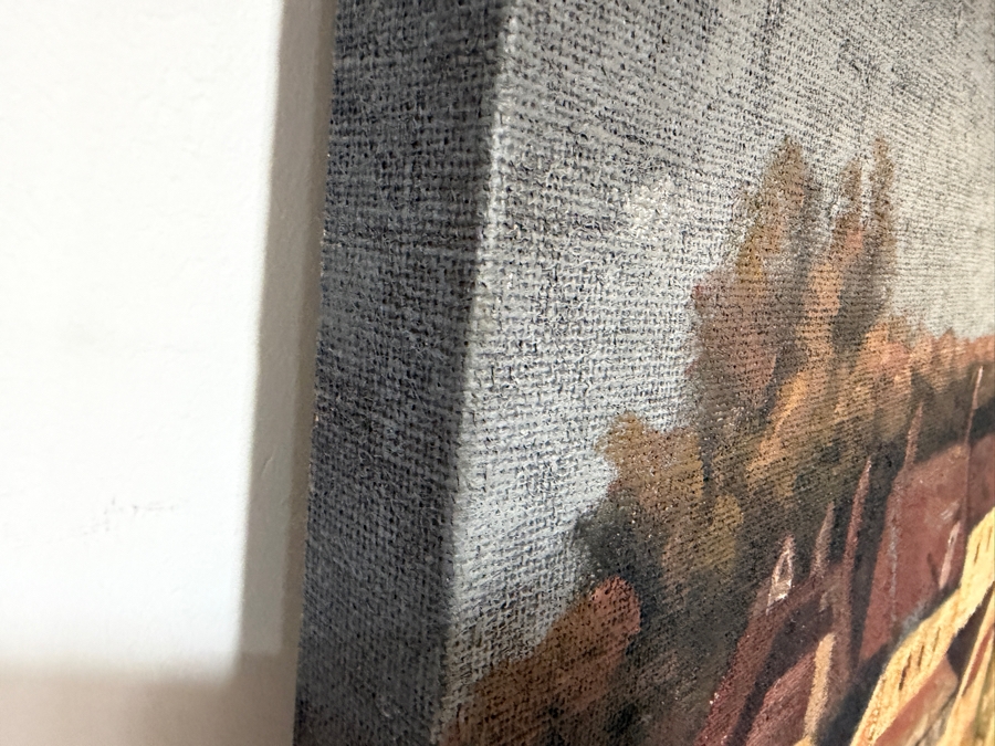 Just Added - Large Uttermost Living by the Sea Tuscany Painting 40 X 70 [Photo 6]