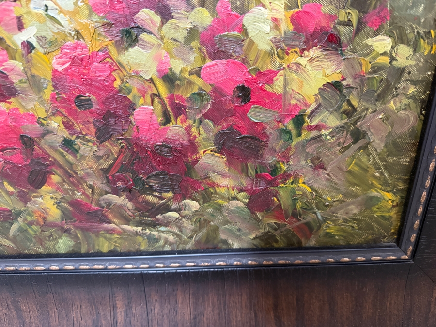 Just Added - Italy Tuscany Village Artwork On Canvas 48 X 36 Framed 55 X 44 [Photo 7]