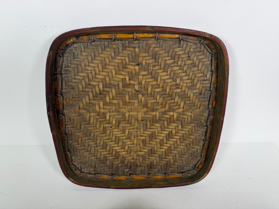 Antique Ifugao 'Camuan' Rice Basket from the Philippines 12W X 12D X 5H [Photo 10]