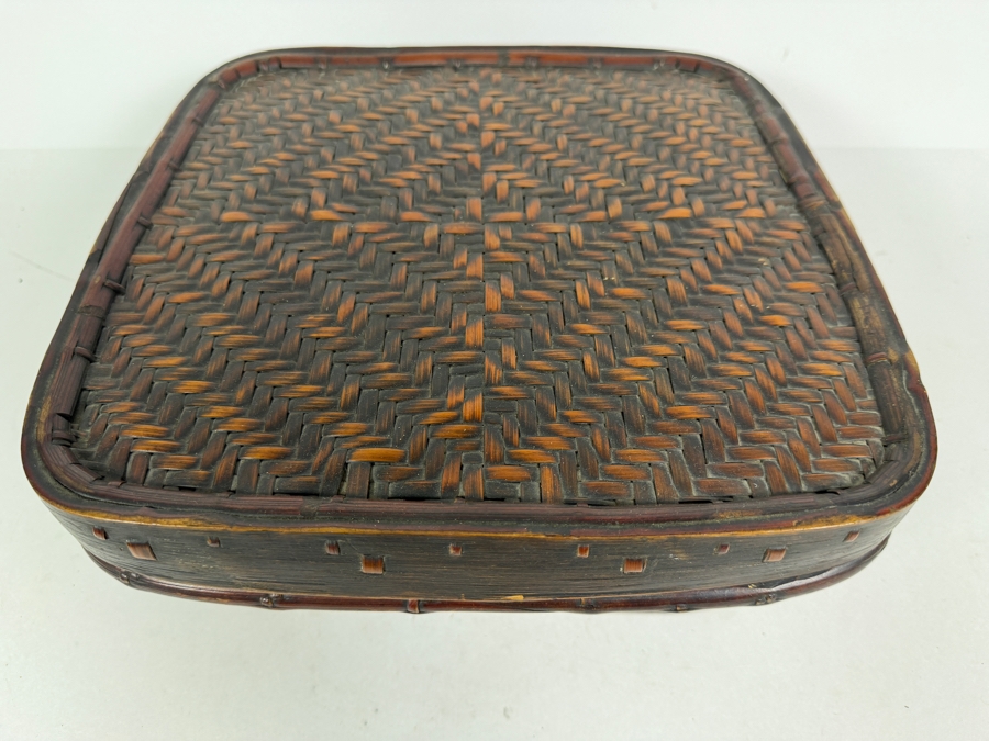 Antique Ifugao 'Camuan' Rice Basket from the Philippines 12W X 12D X 5H [Photo 6]