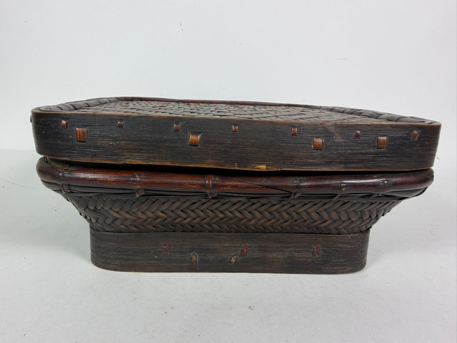 Antique Ifugao 'Camuan' Rice Basket from the Philippines 12W X 12D X 5H [Photo 5]