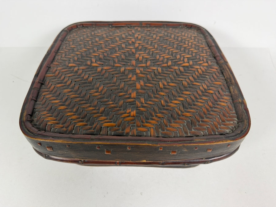 Antique Ifugao 'Camuan' Rice Basket from the Philippines 12W X 12D X 5H [Photo 7]