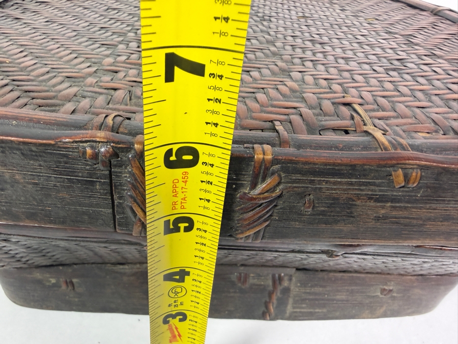 Antique Ifugao 'Camuan' Rice Basket from the Philippines 15W X 15D X 6H [Photo 12]