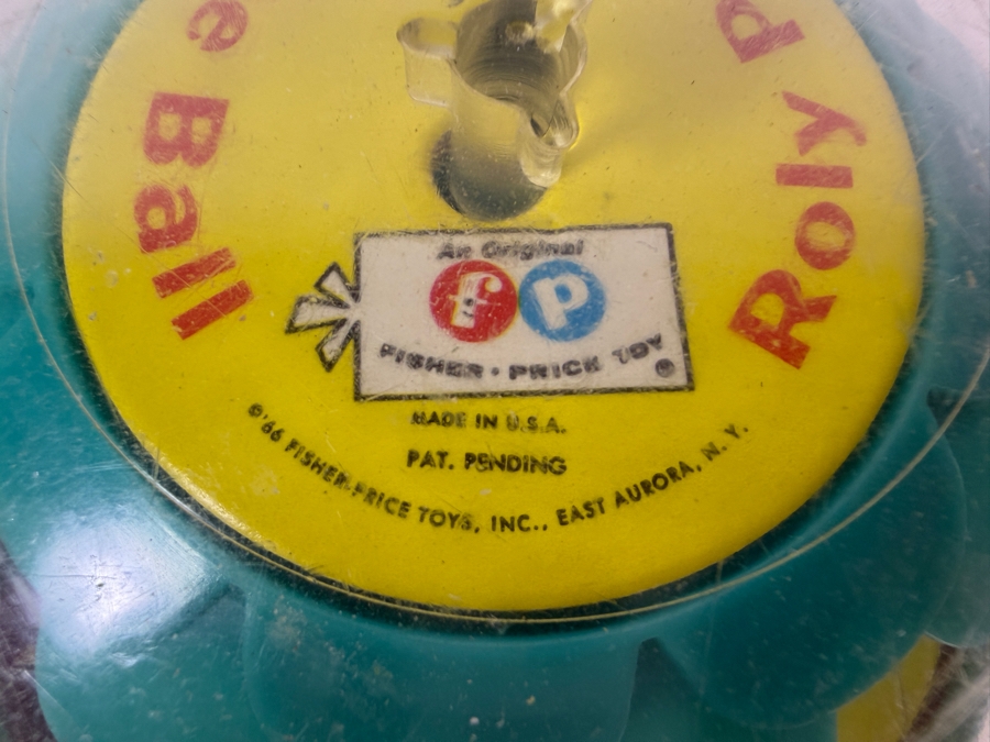  Vintage 1966 Fisher-Price Roly Poly Chime Ball #165 6'W [Photo 8]