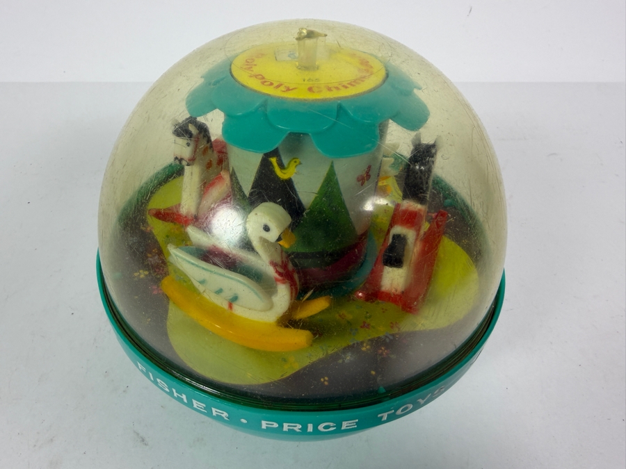  Vintage 1966 Fisher-Price Roly Poly Chime Ball #165 6'W [Photo 3]