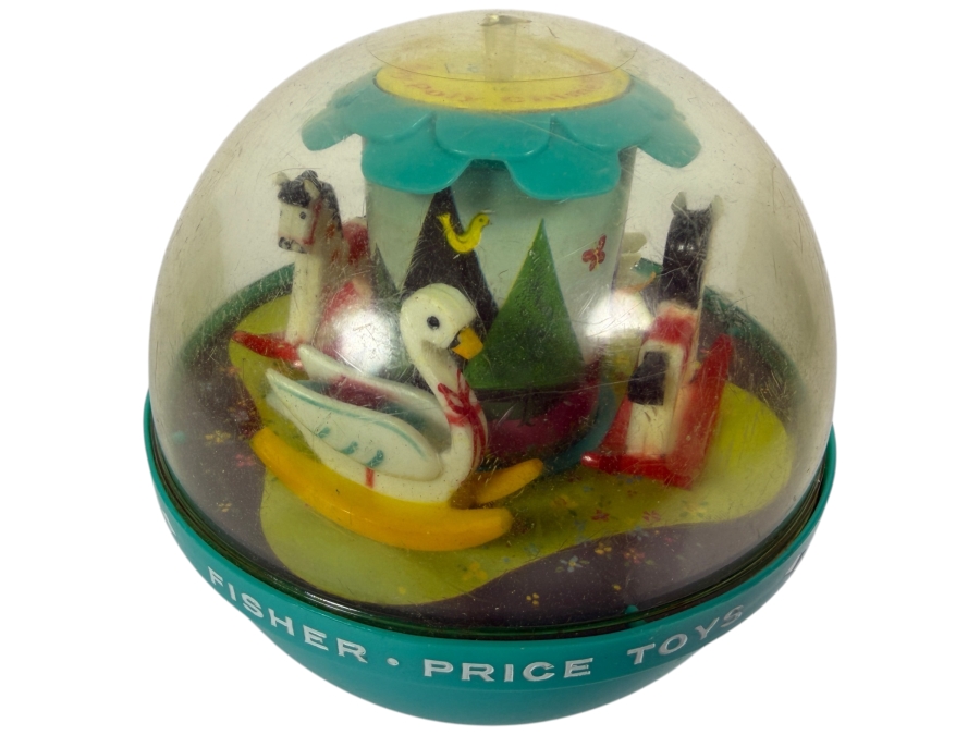  Vintage 1966 Fisher-Price Roly Poly Chime Ball #165 6'W