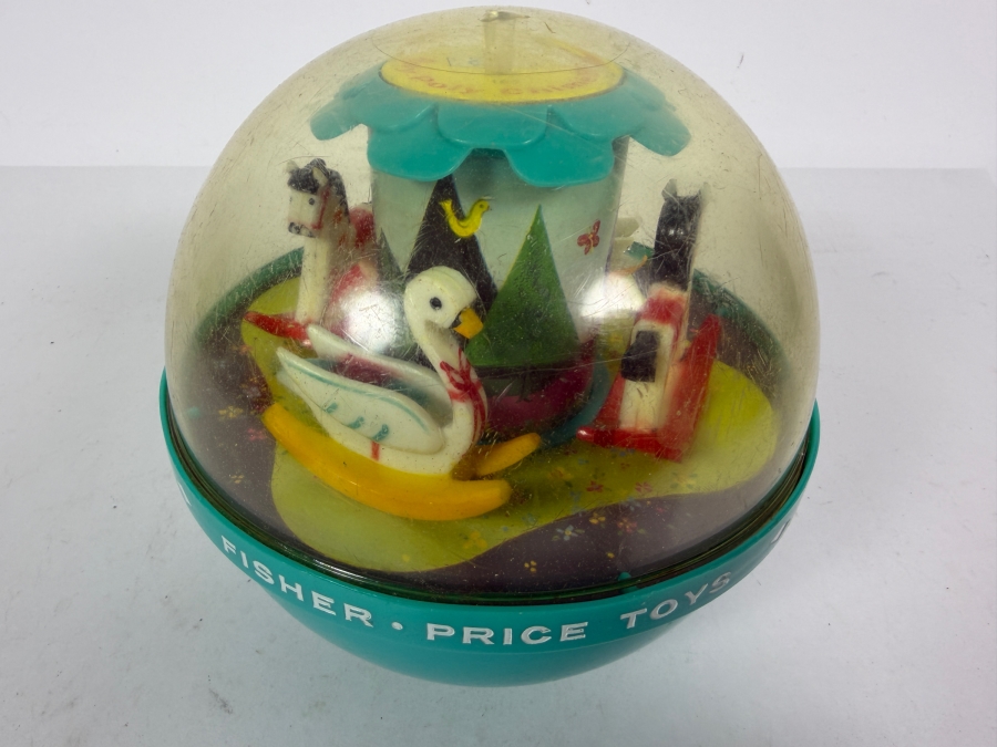  Vintage 1966 Fisher-Price Roly Poly Chime Ball #165 6'W [Photo 2]