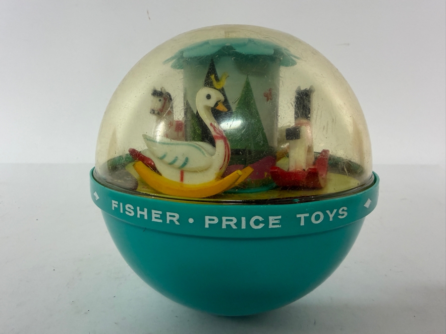  Vintage 1966 Fisher-Price Roly Poly Chime Ball #165 6'W [Photo 4]