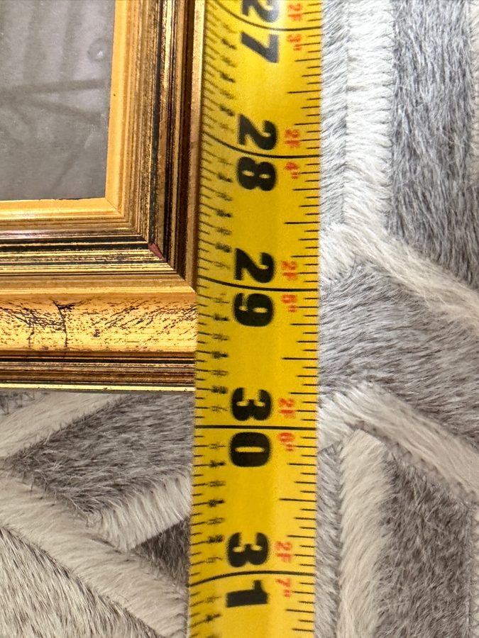 Framed Vintage Thai Temple Rubbing 29.5 X 27 [Photo 6]