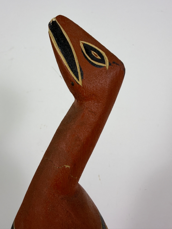 Vintage Australian Aboriginal Hand-carved Wooden Sculpture from Eastern Arnhem Land Australia 19'H [Photo 3]