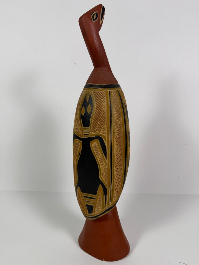 Vintage Australian Aboriginal Hand-carved Wooden Sculpture from Eastern Arnhem Land Australia 19'H [Photo 5]
