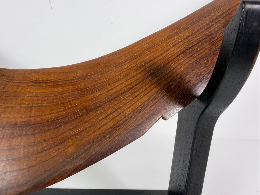Vintage Australian Aboriginal Hand-carved Boomerang with Stand 24.5'W X 12'H [Photo 5]